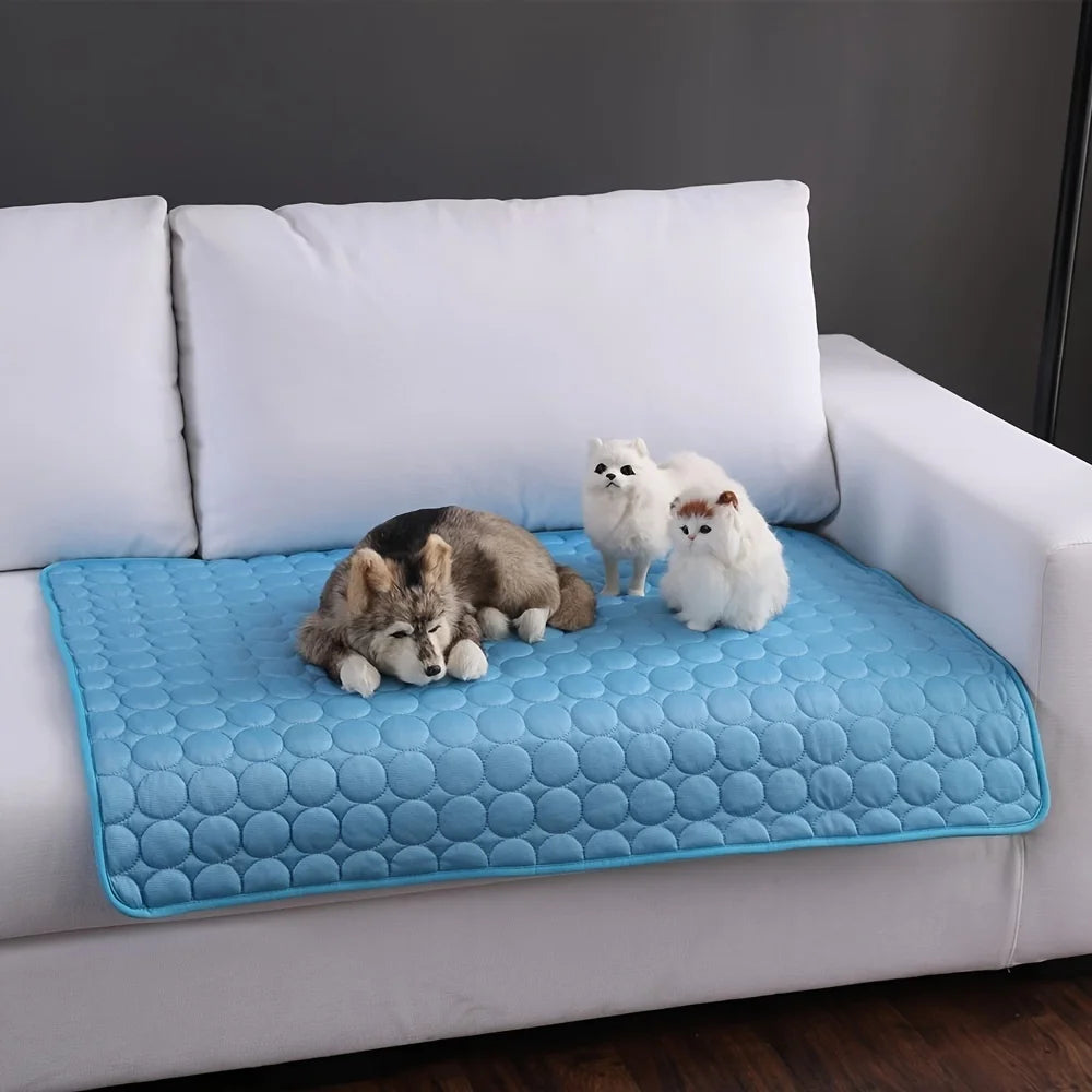 Manta Refrescante para Perros — Autoenfriante, Sin Agua ni Nevera, Lavable · Verano, Casa y Coche