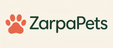 Logo ZarpaPets — zarpa coral y nombre en verde